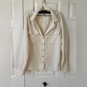 Rhythm linen blend button up